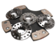 Volvo 22x25mm Performance Disque d'embrayage Sinter 4-Palet 240mm