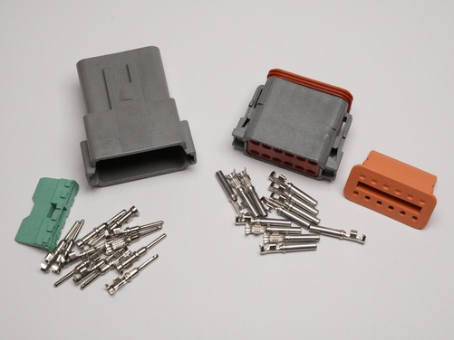 Connecteur 12-pin DT Series Homme + Femme