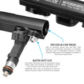 NUKE Volvo 6cyl White Engine 960/S90/V90 fuel rail