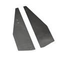 Réservoir d'extrémité d'intercooler 90x323mm (Partie latérale)