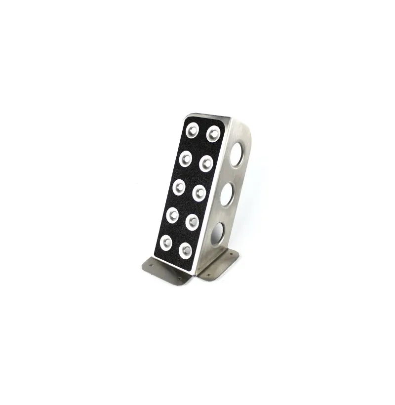 Repose-pied conducteur gauche en acier inoxydable
