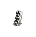 Repose-pied conducteur gauche en acier inoxydable