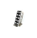 Repose-pied conducteur gauche en acier inoxydable