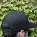 Hat, Snap Fit Adjustable, Black, Embroidered, 'Competition'