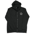 Zip Hoodie, Adult Large, Black, 'Vintage'