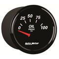 2-1/16" Oil Pressure, 0-100 Psi, Designer Black Ii