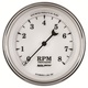 3-3/8" In-Dash Tachometer, 0-8,000 Rpm, Old-Tyme White Ii