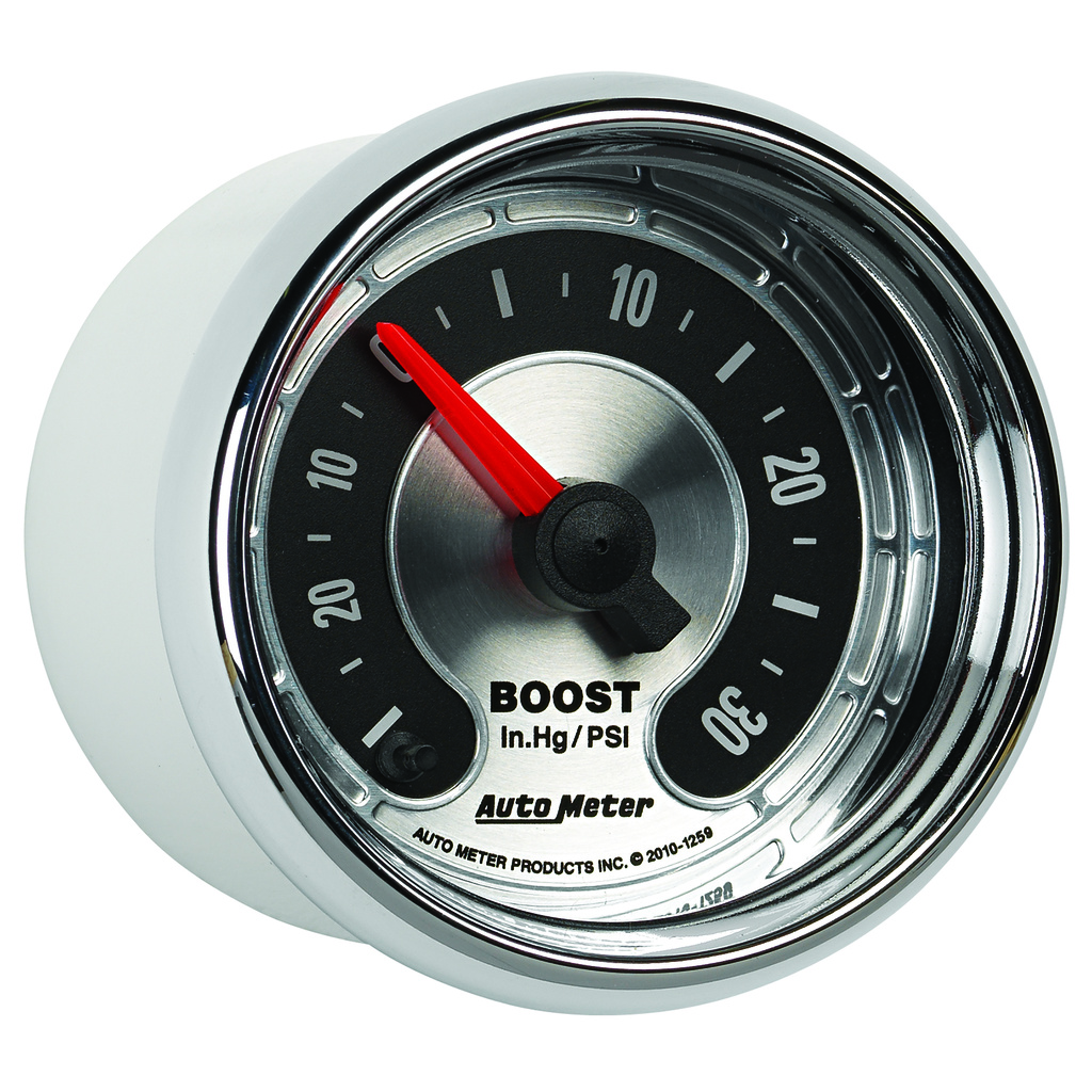 2-1/16" Boost/Vacuum, 30 In Hg/30 Psi, American Muscle