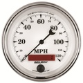 3-3/8" Speedometer, 0-120 Mph, Old-Tyme White Ii