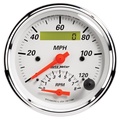 2 Pc. Gauge Kit, 3-3/8" Quad & Tach/Speedo, 240-33 Ω, Arctic White