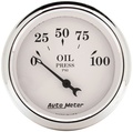 6 Gauge Direct-Fit Dash Kit, Chevy Truck 64-66, Old Tyme White