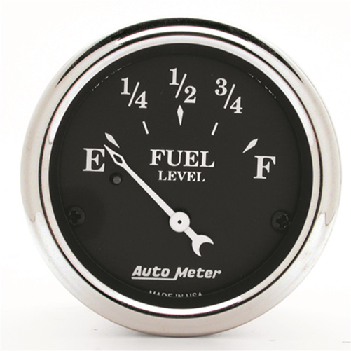 2-1/16" Fuel Level, 0-90 Ω, Old Tyme Black
