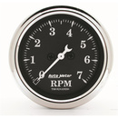 2-1/16" In-Dash Tachometer, 0-7,000 Rpm, Old Tyme Black