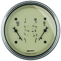 3-3/8" Dual Gauge, 100 Psi/0-90 Ω, Antique Beige