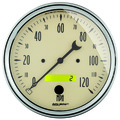 5" Speedometer, 0-120 Mph, Antique Beige