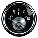 2-1/16" Oil Pressure, 0-100 Psi, Prestige Black Diamond