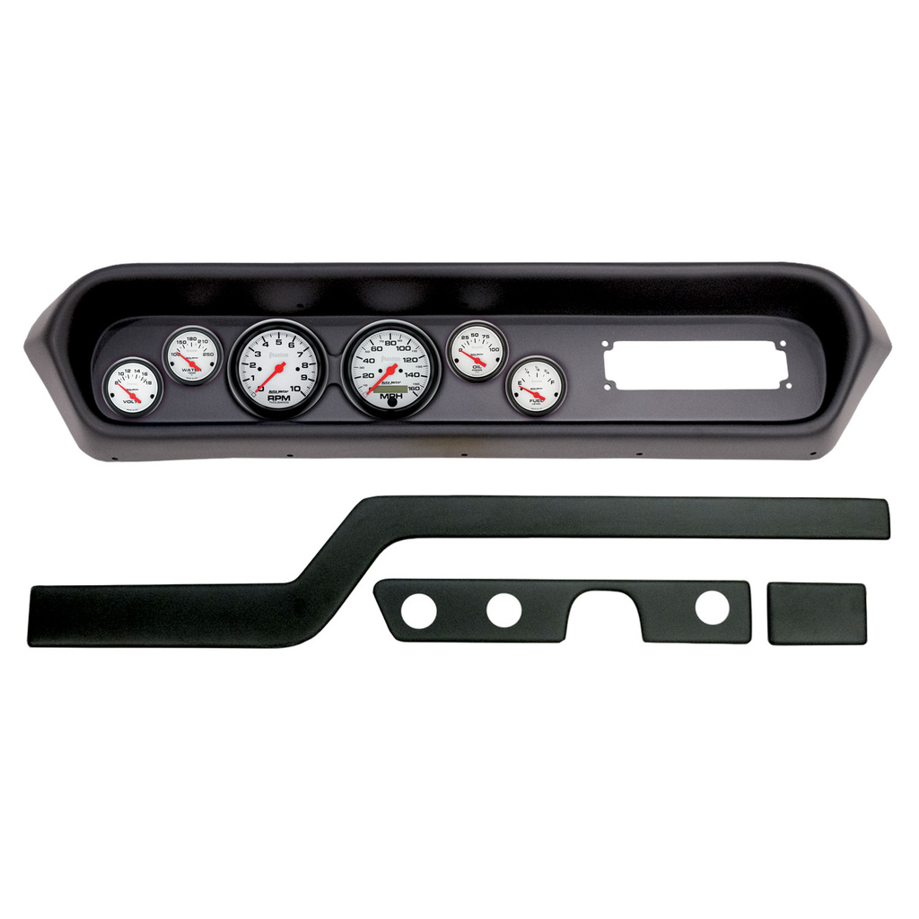 6 Gauge Direct-Fit Dash Kit, Pontiac Gto/Lemans 64-65, Phantom