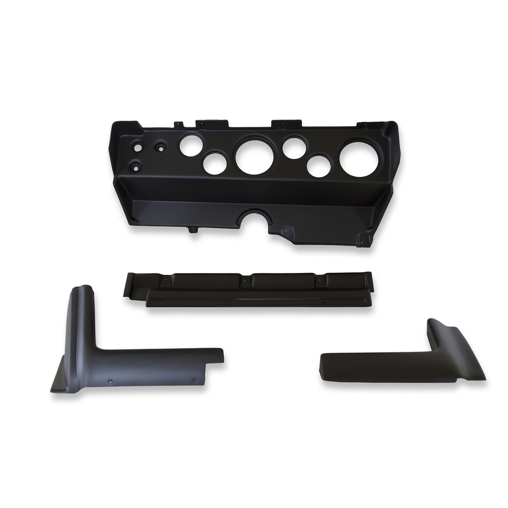 6 Gauge Direct-Fit Dash Kit, E-Body / Cuda / Challenger 70-74, Phantom Ii