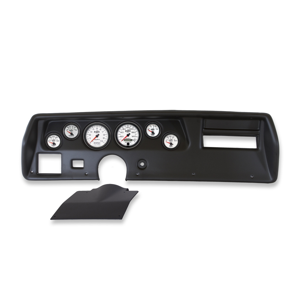 6 Gauge Direct-Fit Dash Kit, Chevelless/Elcamino/Monte 70-72, Phantom Ii