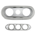 6 Gauge Direct-Fit Dash Kit, Nova 62-65, Old Tyme Black