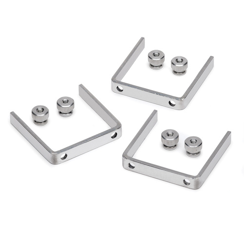 Gauge Bracket Kit, 2-1/16", Aluminum, Qty 3