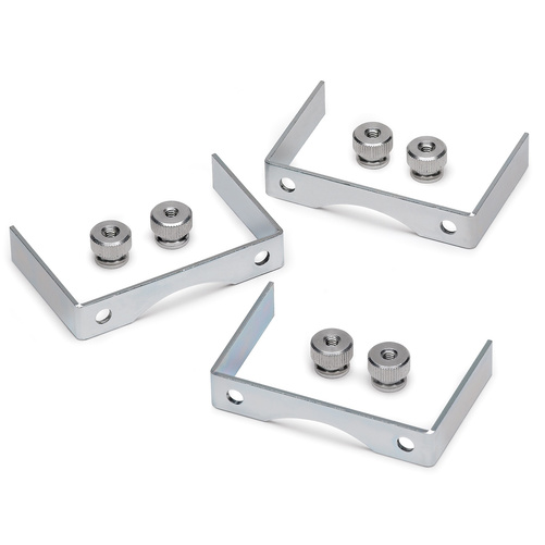 Gauge Bracket Kit, 2-5/8", Aluminum, Qty 3