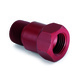 Fitting, Adapter, 3/8" Npt Male, Aluminum, Red, For Mech. Temp. Gauge