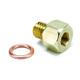 Fitting, Adapter, Metric, M12x1.75 Male To 1/8" Nptf Female, Brass