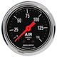 2-1/16" Air Pressure, 0-150 Psi, Traditional Chrome