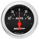2-1/16" Ammeter, 60-0-60 Amps, Traditional Chrome