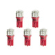 Led Bulb, Replacement, T3 Wedge, Red, 5 Pack
