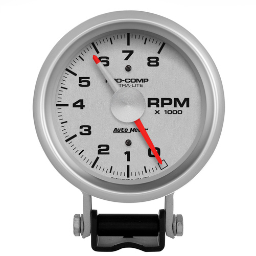 3-3/4" Pedestal Tachometer, 0-8,000 Rpm, Ultra-Lite