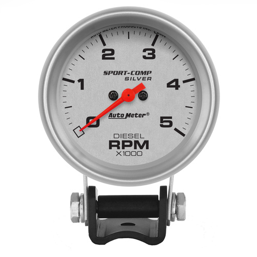 2-5/8" Pedestal Tachometer, 0-5,000 Rpm, Ultra-Lite