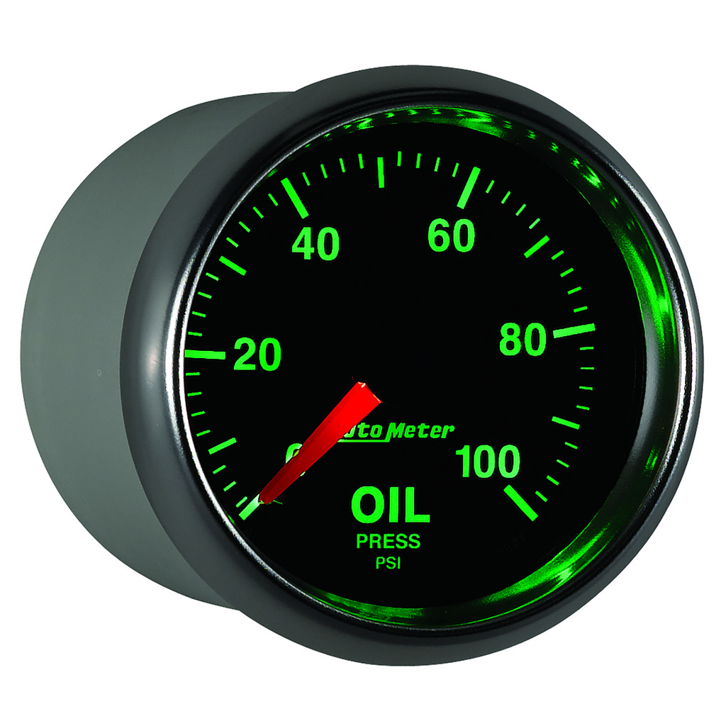 2-1/16" Oil Pressure, 0-100 Psi, Gs