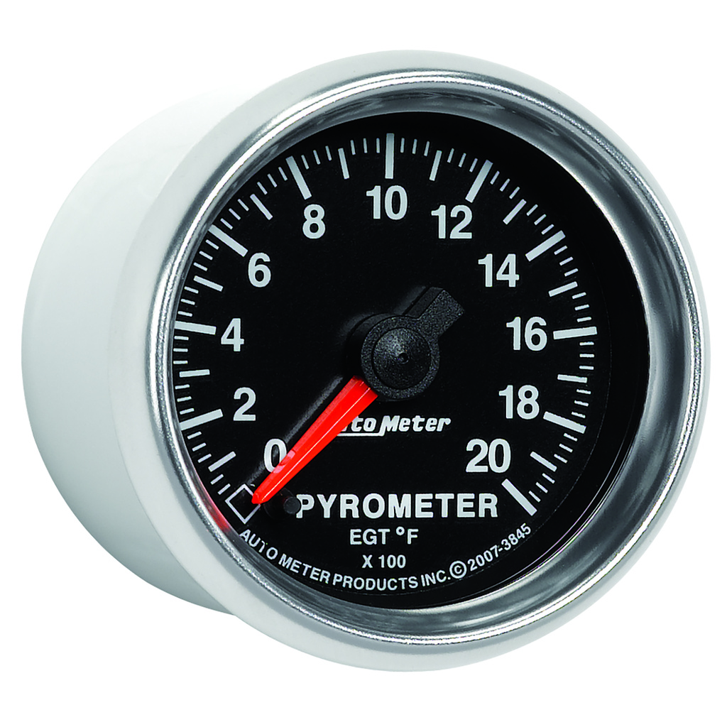 2-1/16" Pyrometer, 0-2000 °F, Gs