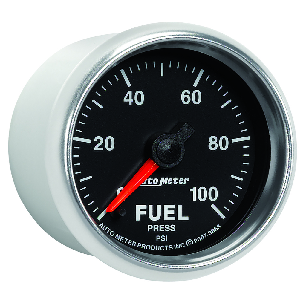2-1/16" Fuel Pressure, 0-100 Psi, Gs