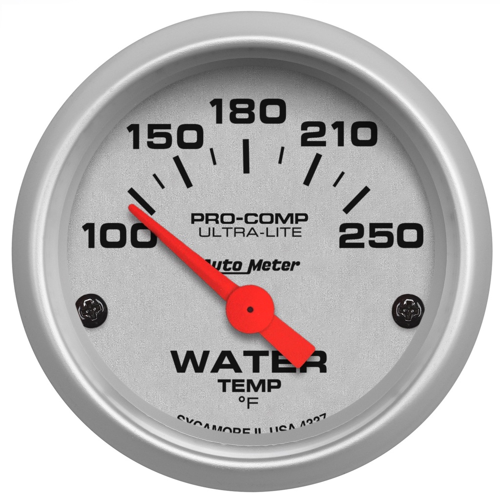 2-1/16" Water Temperature, 100-250 °F, Ultra-Lite