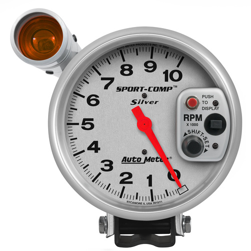 5" Pedestal Tachometer, 0-10,000 Rpm, Ultra-Lite