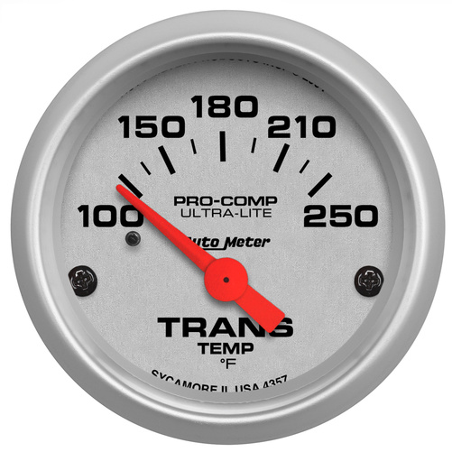 2-1/16" Transmission Temperature, 100-250 °F, Ultra-Lite