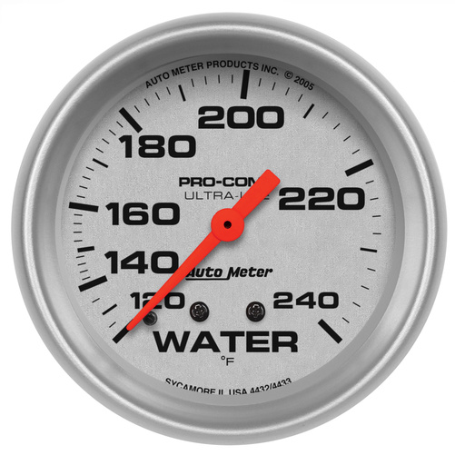 2-5/8" Water Temperature, 120-240 °F, Ultra-Lite