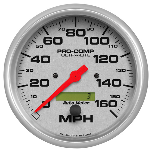 5" Speedometer, 0-160 Mph, Ultra-Lite