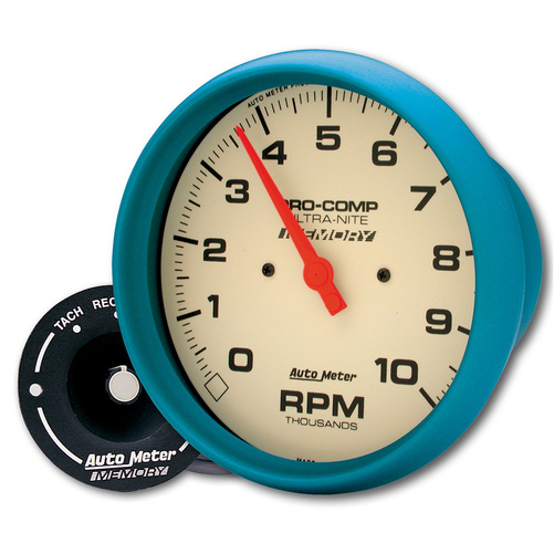 5" In-Dash Tachometer, 0-10,000 Rpm, Ultra-Nite