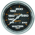2-5/8" Water Temperature, 120-240 °F, Carbon Fiber