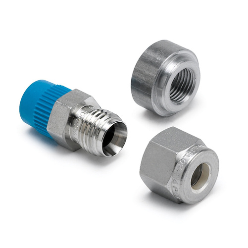 Fitting, Thermocouple Compress, 1/4", 1/8" Nptf Male, Incl. Weld Boss