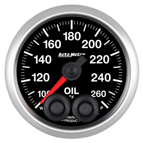 2-1/16" Oil Temperature, 100-260 °F, Elite