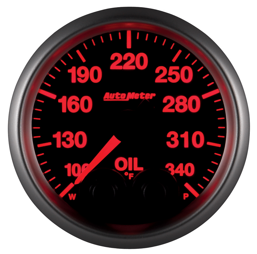 2-1/16" Oil Temperature, 100-340 °F, Elite