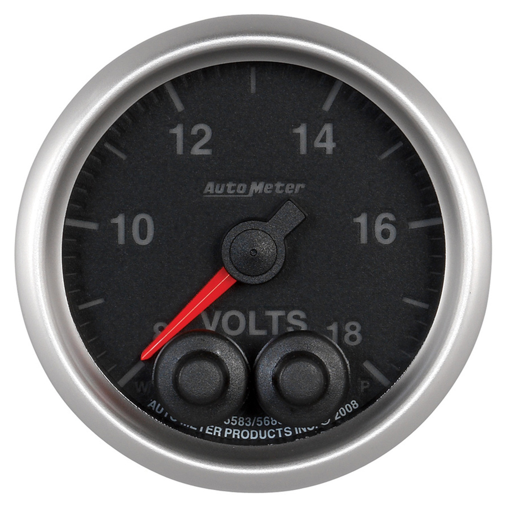 2-1/16" Voltmeter, 8-18v, Elite