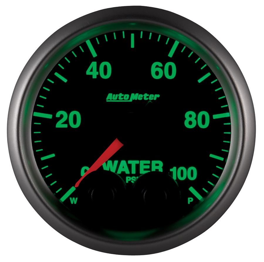 2-1/16" Water Pressure, 0-100 Psi, Elite