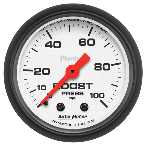 2-1/16" Boost, 0-100 Psi, Phantom