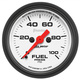 2-1/16" Fuel Pressure, 0-100 Psi, Phantom